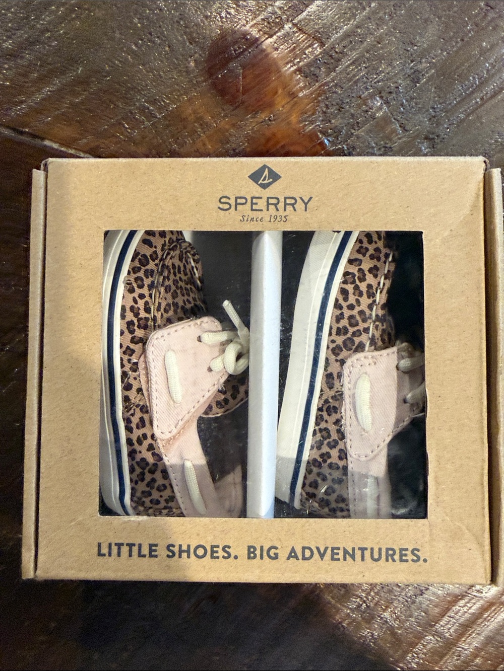 Sperry Kids Leopard Print Pink Canvas Boat Sneakers